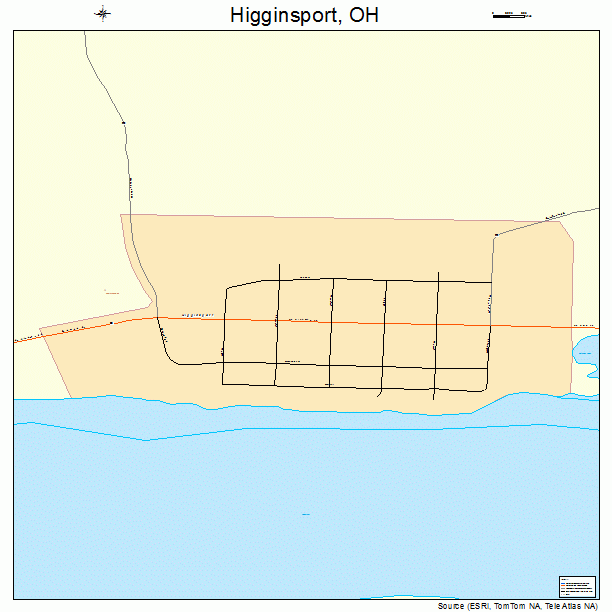 Higginsport, OH street map