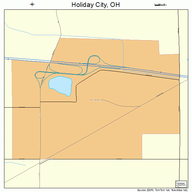 Holiday City, OH street map