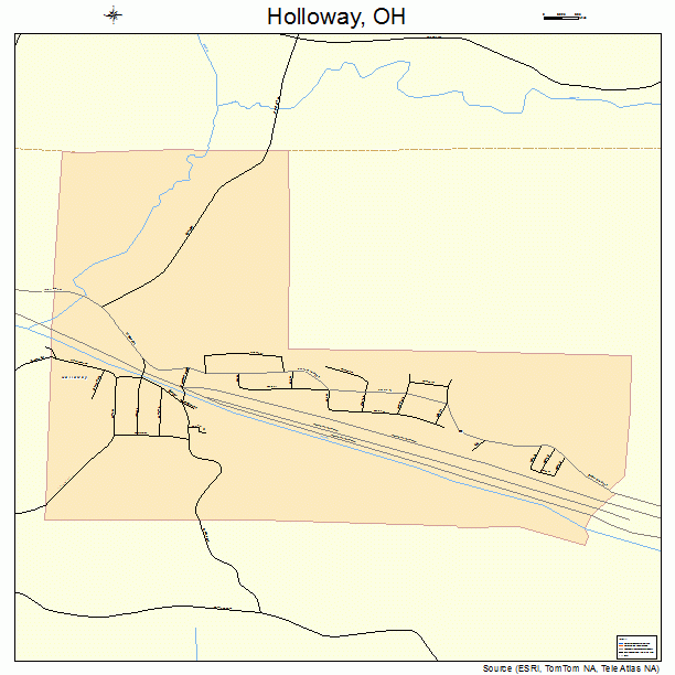 Holloway, OH street map
