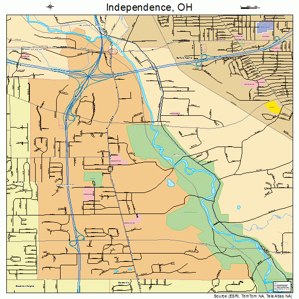 Independence, OH street map