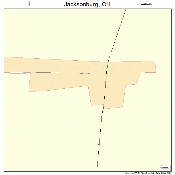 Jacksonburg, OH street map