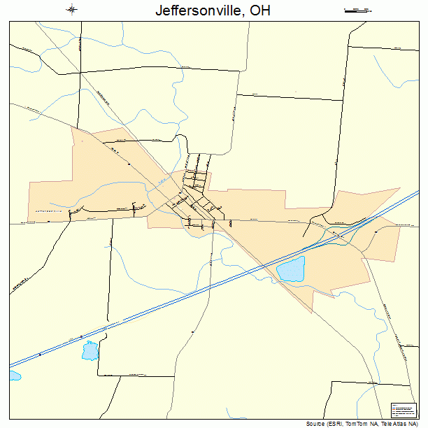 Jeffersonville, OH street map