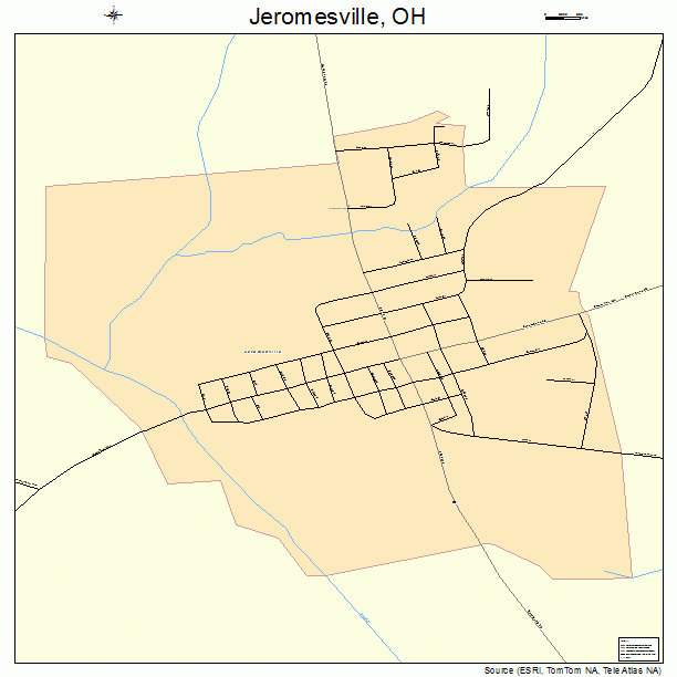 Jeromesville, OH street map