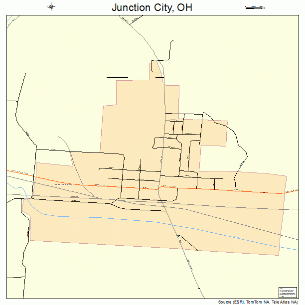 Junction City, OH street map