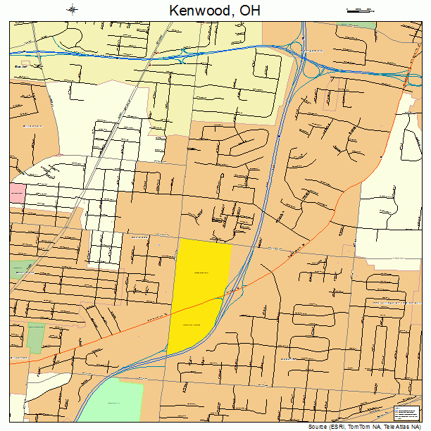 Kenwood, OH street map