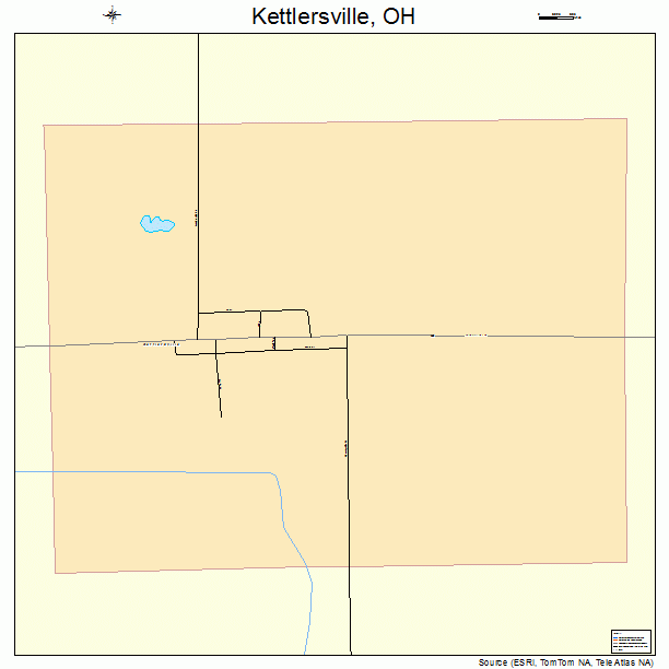Kettlersville, OH street map