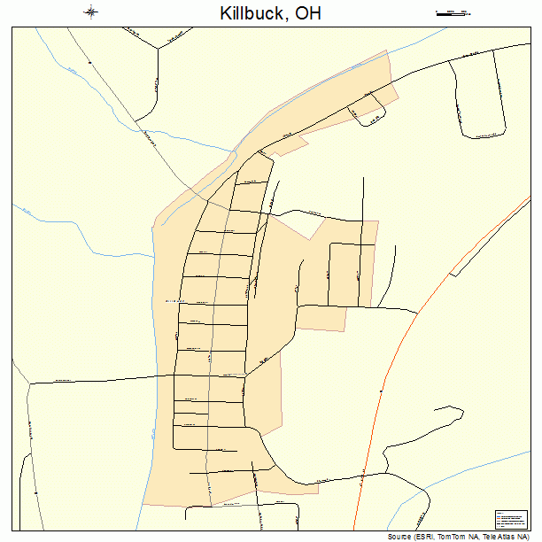 Killbuck, OH street map
