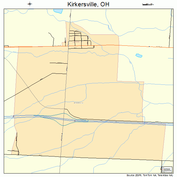 Kirkersville, OH street map