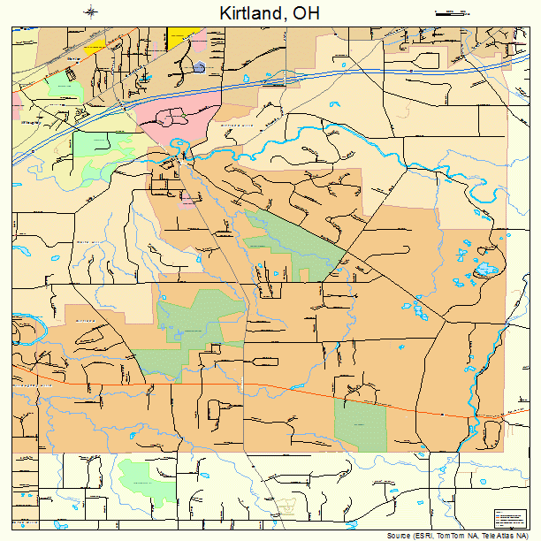 Kirtland, OH street map