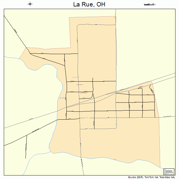 La Rue, OH street map