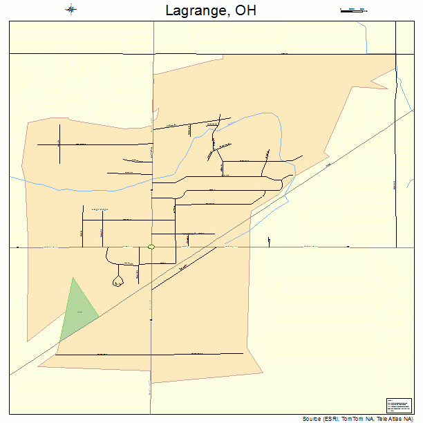Lagrange, OH street map