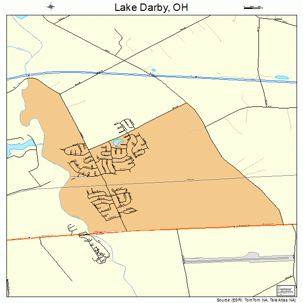 Lake Darby, OH street map