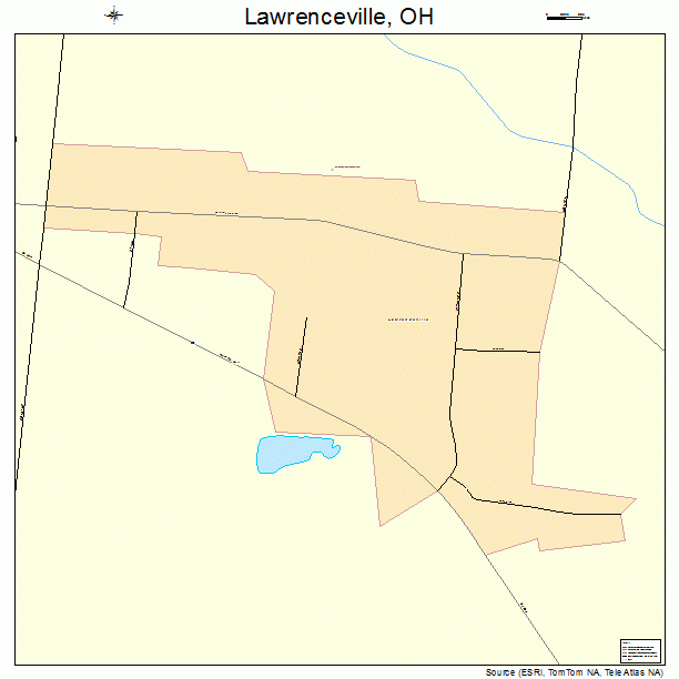 Lawrenceville, OH street map