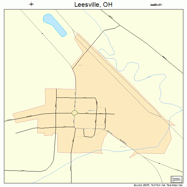 Leesville, OH street map