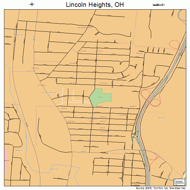 Lincoln Heights, OH street map