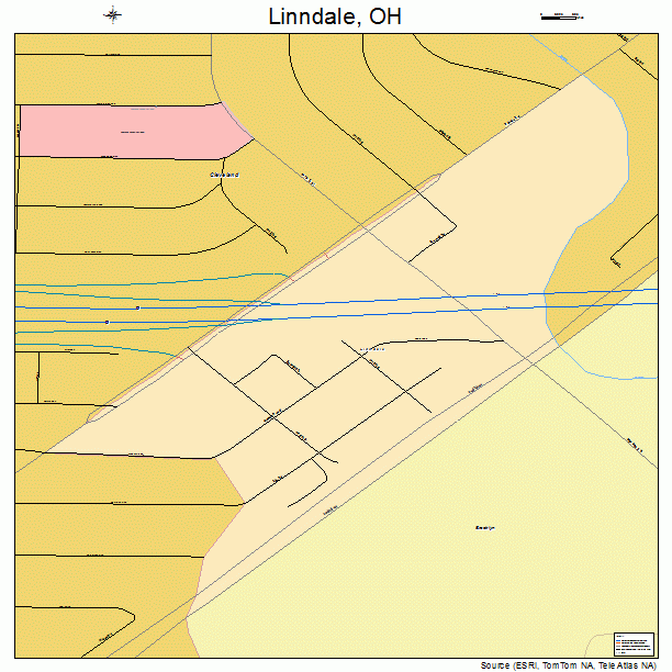 Linndale, OH street map