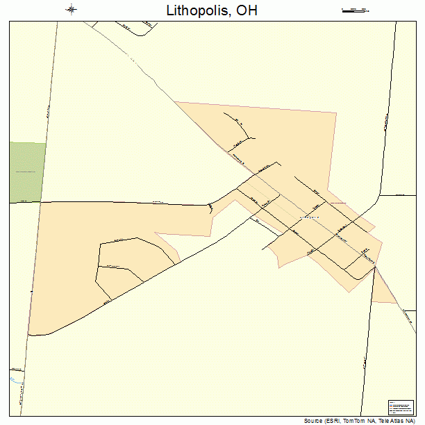 Lithopolis, OH street map
