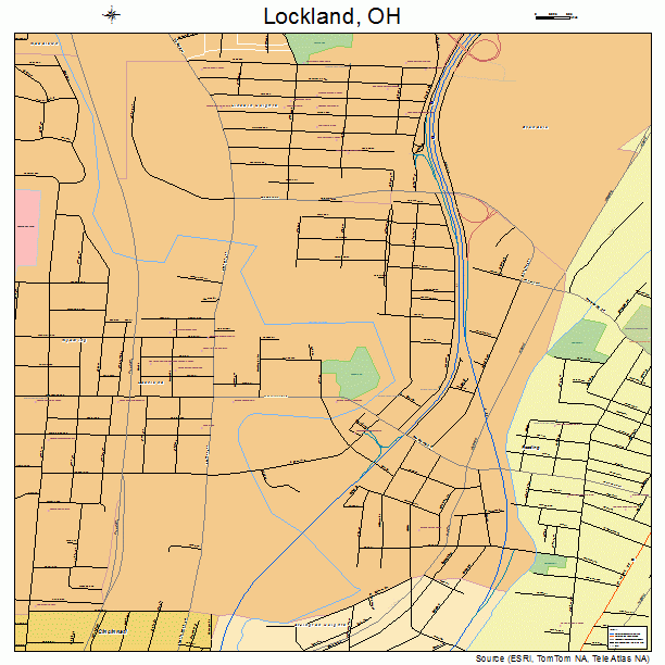 Lockland, OH street map