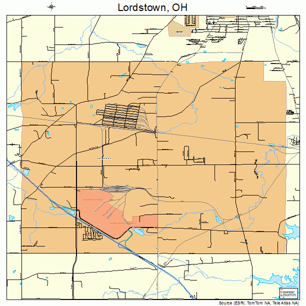 Lordstown, OH street map