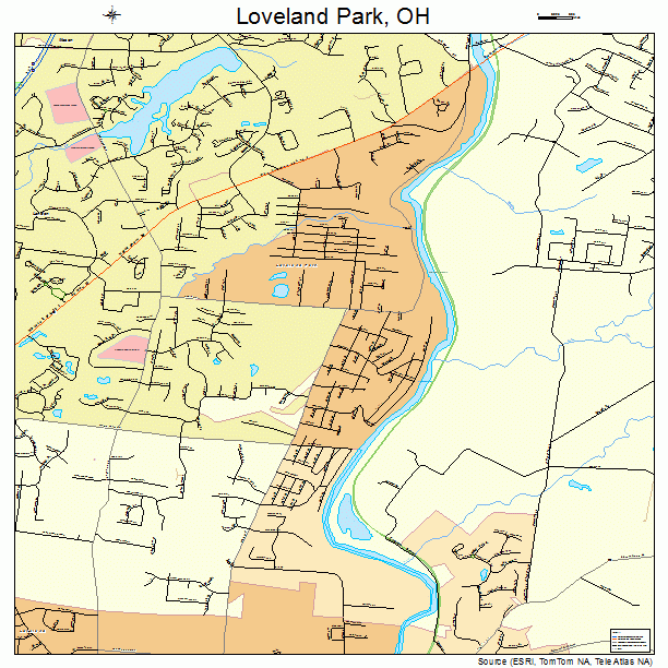 Loveland Park, OH street map