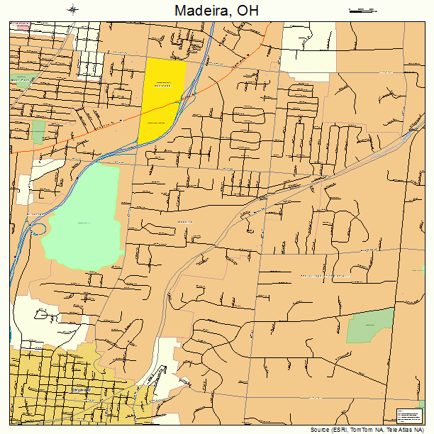 Madeira, OH street map