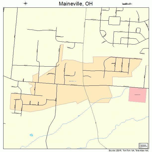 Maineville, OH street map