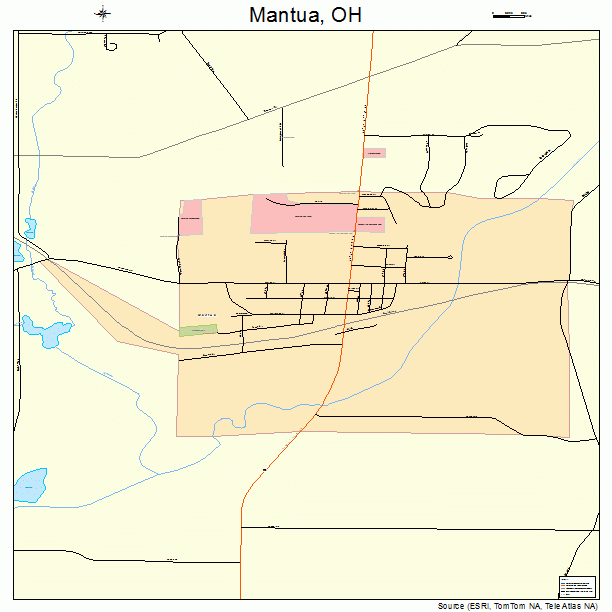 Mantua, OH street map
