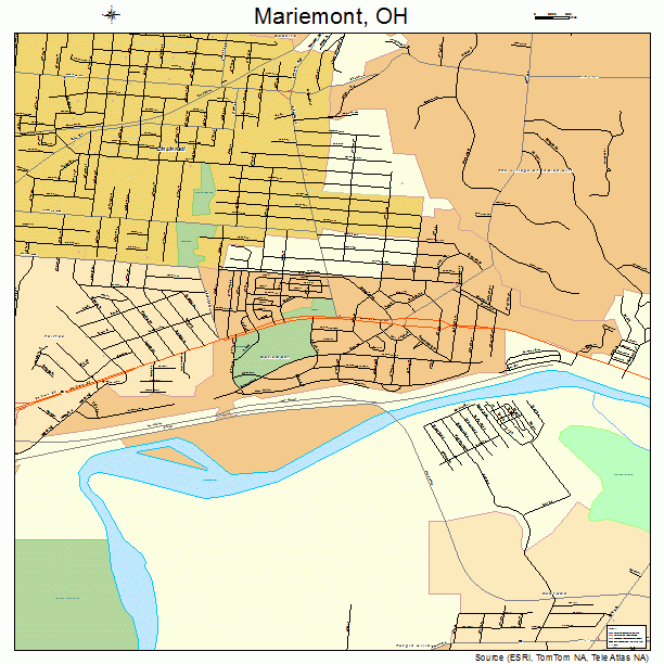 Mariemont, OH street map