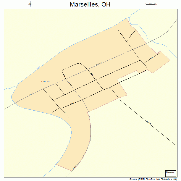 Marseilles, OH street map