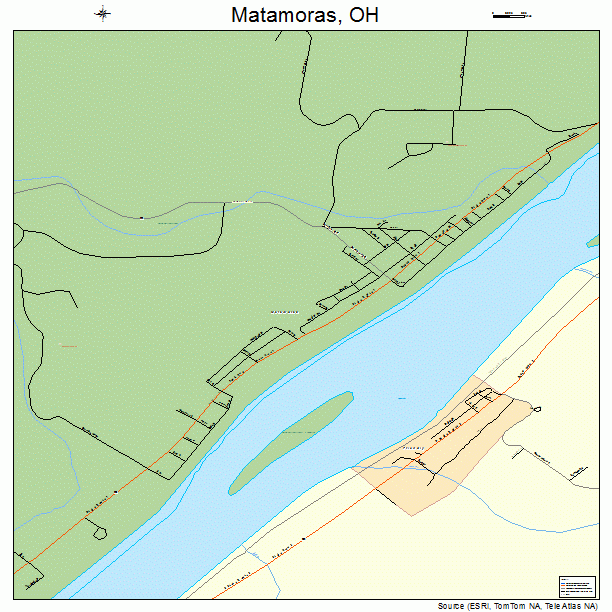 Matamoras, OH street map