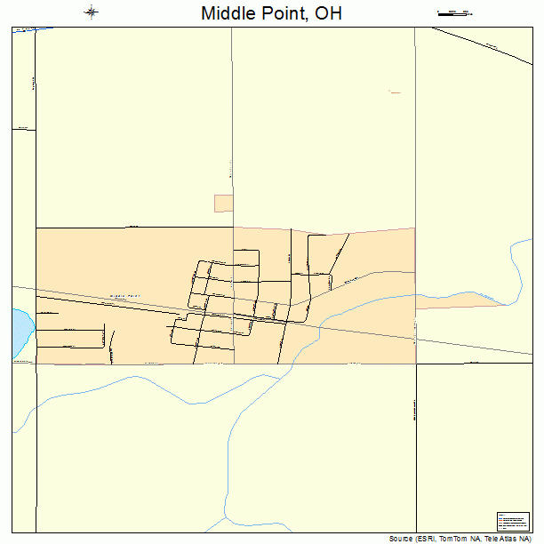 Middle Point, OH street map