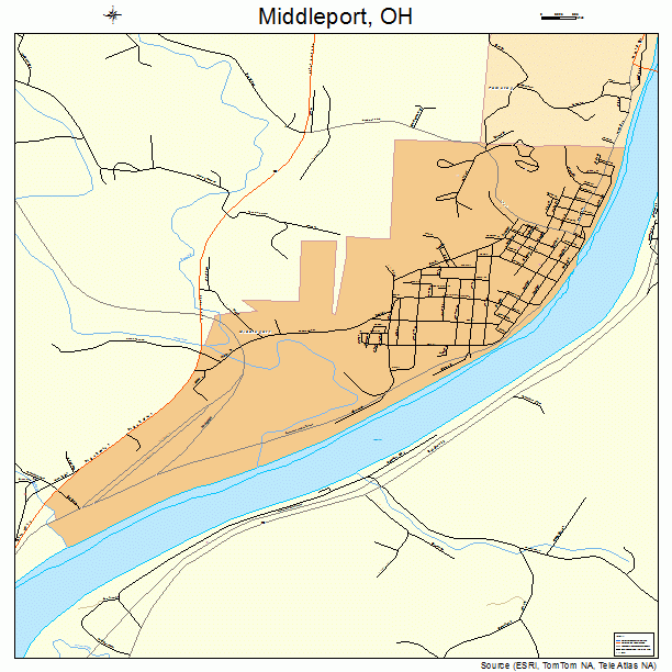 Middleport, OH street map