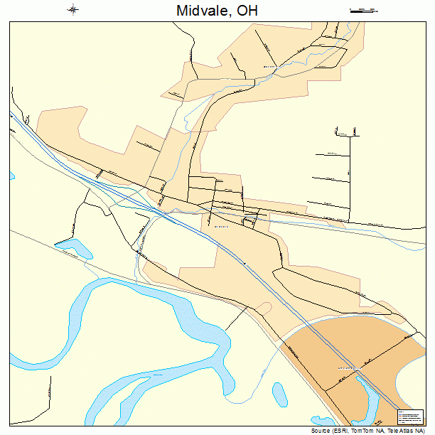 Midvale, OH street map