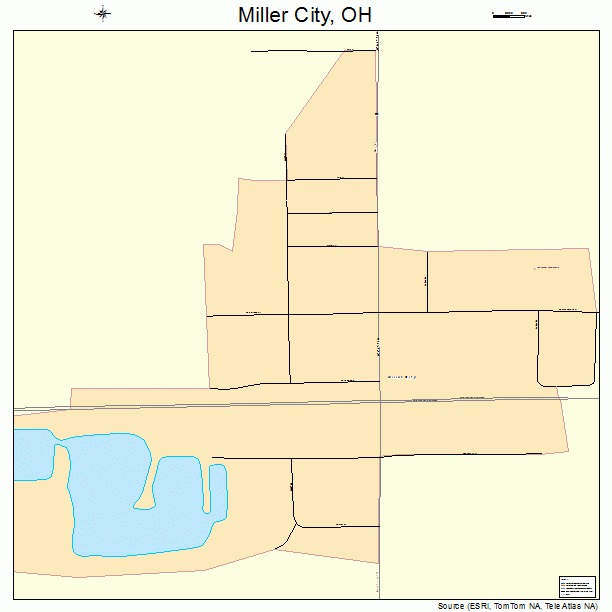 Miller City, OH street map