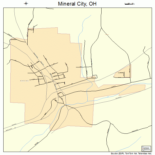 Mineral City, OH street map