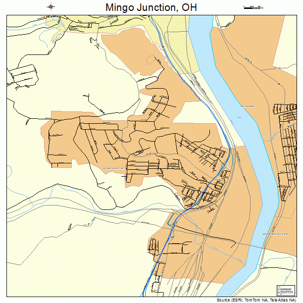 Mingo Junction, OH street map