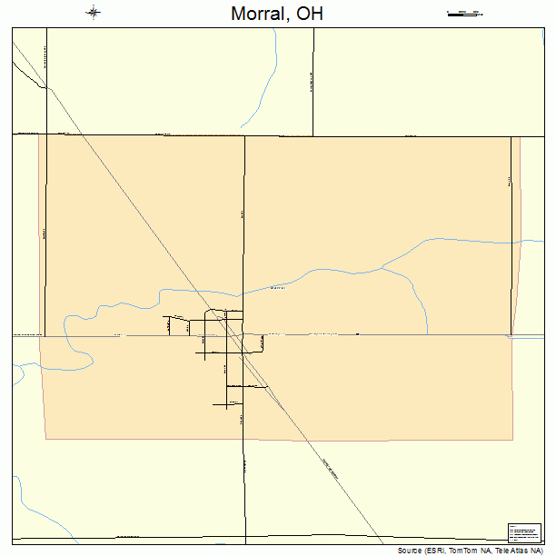 Morral, OH street map