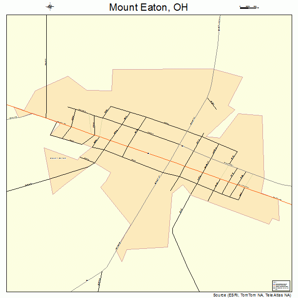 Mount Eaton, OH street map