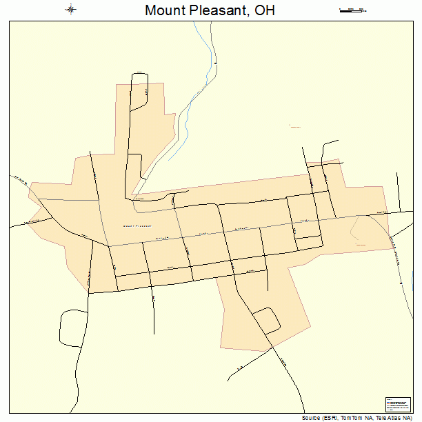 Mount Pleasant, OH street map