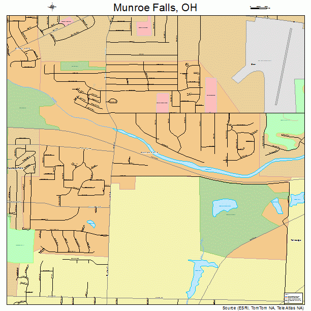 Munroe Falls, OH street map