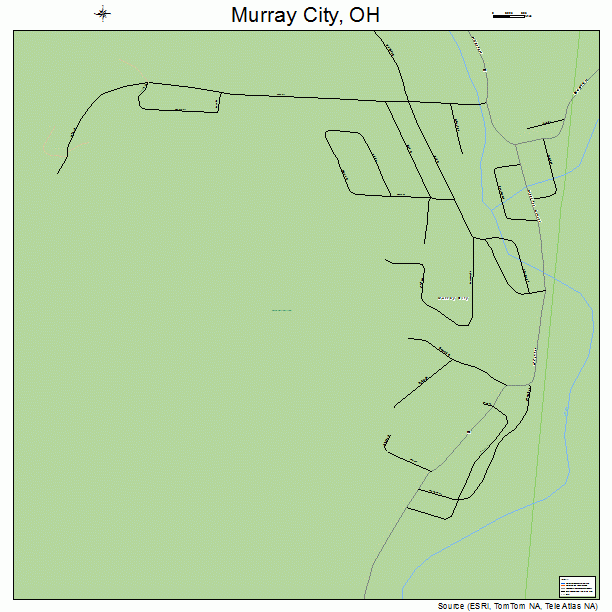 Murray City, OH street map