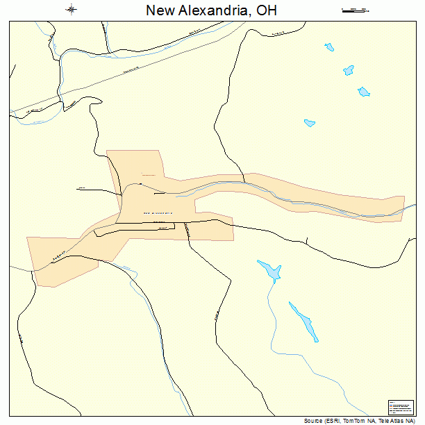 New Alexandria, OH street map