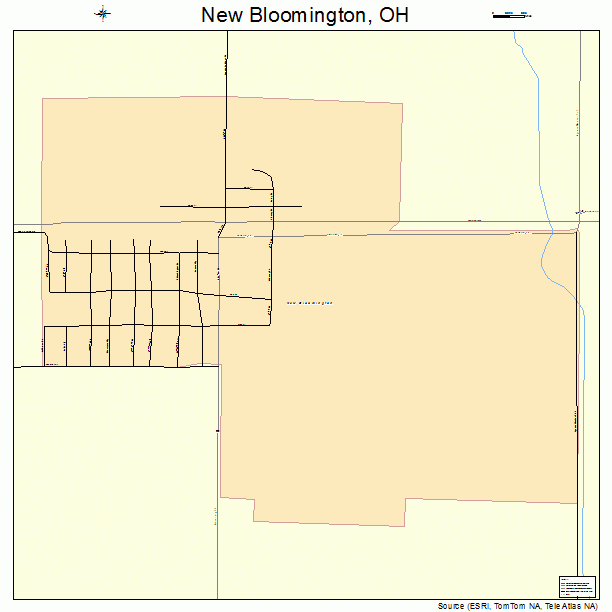 New Bloomington, OH street map