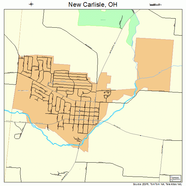 New Carlisle, OH street map