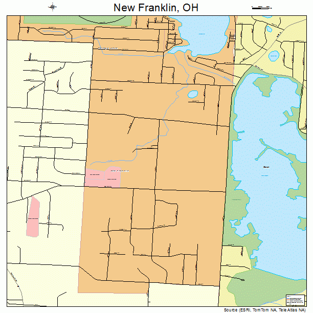 New Franklin, OH street map