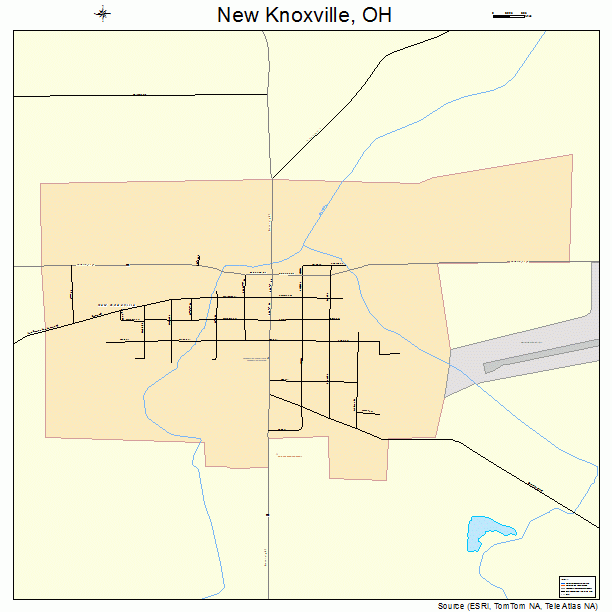 New Knoxville, OH street map