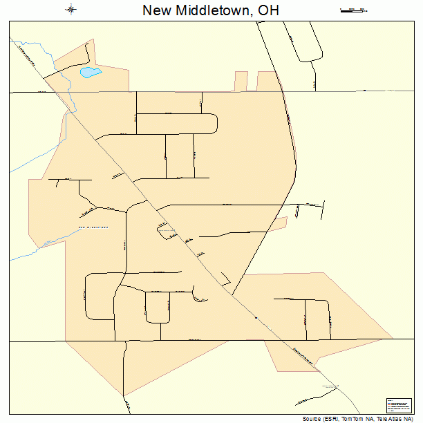 New Middletown, OH street map