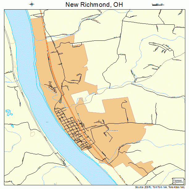 New Richmond, OH street map