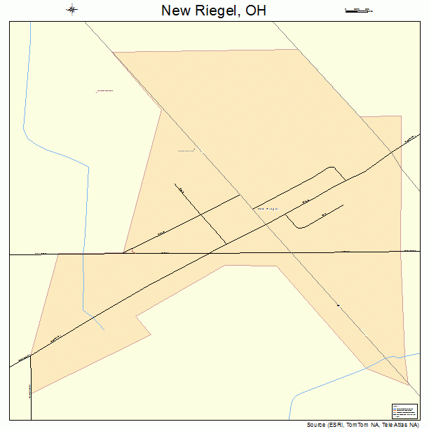New Riegel, OH street map