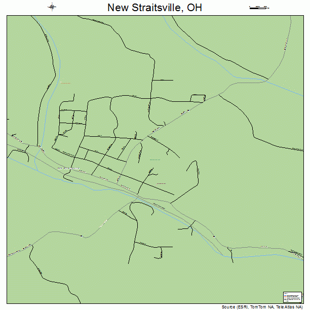 New Straitsville, OH street map